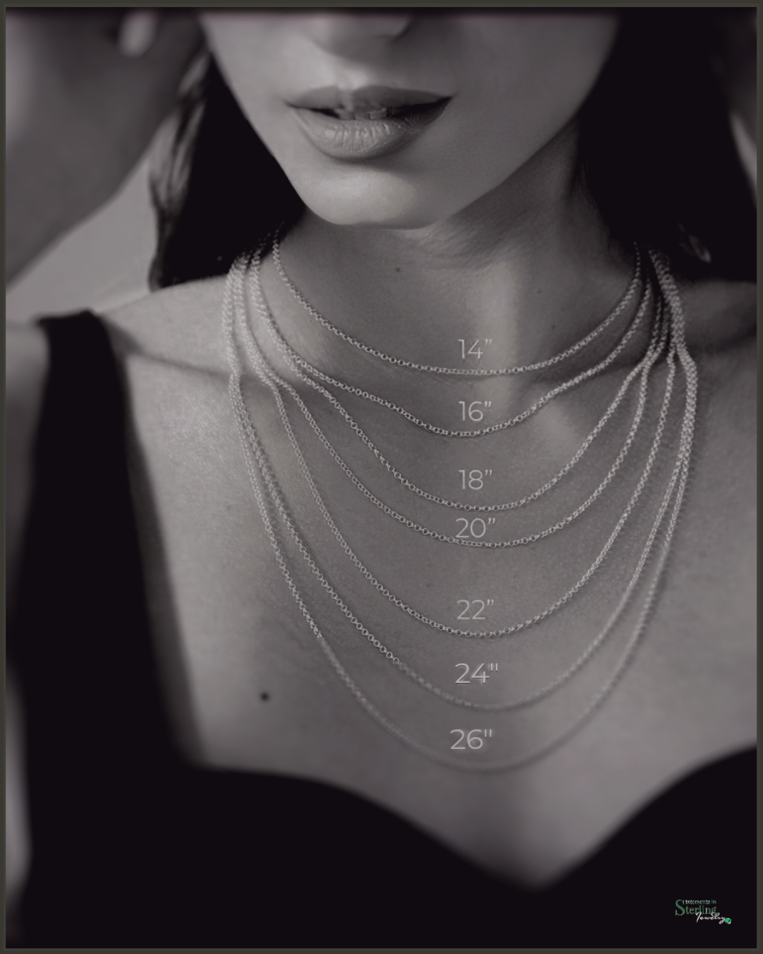 Italian Sterling Silver Diamond Cut Rope Chain - 1.2mm