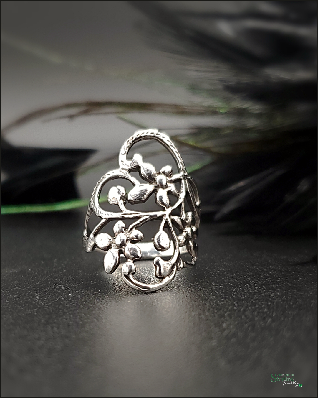 Sterling Silver Filagree Ring