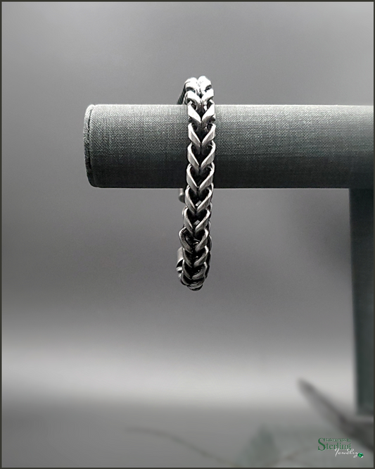 Stainless Steel Oxidized Bracelet
