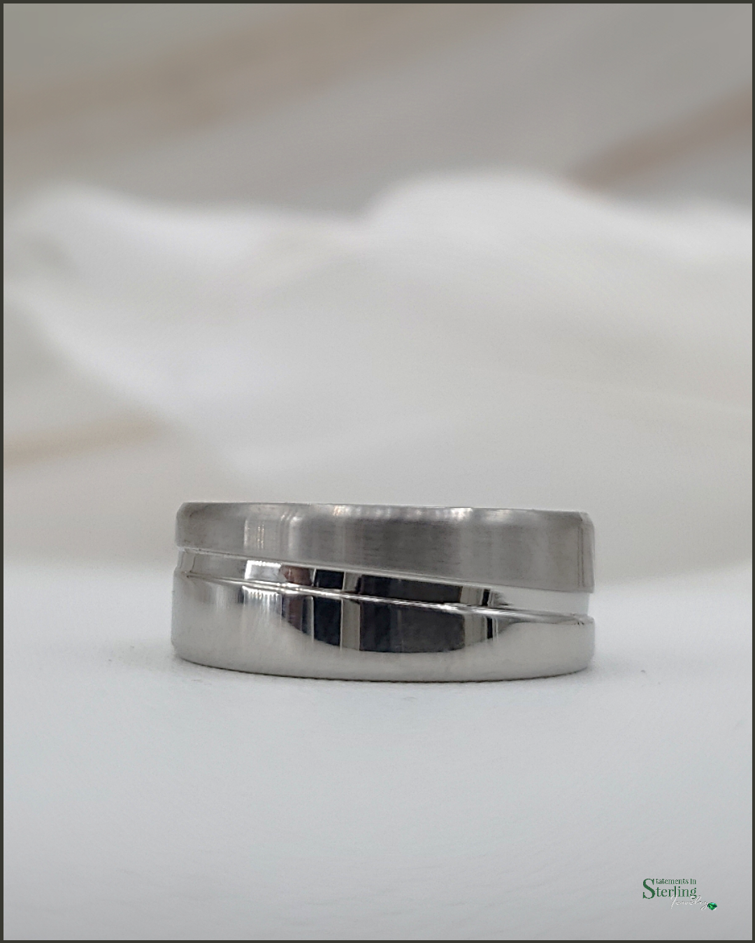 Stainless Steel Wave Band