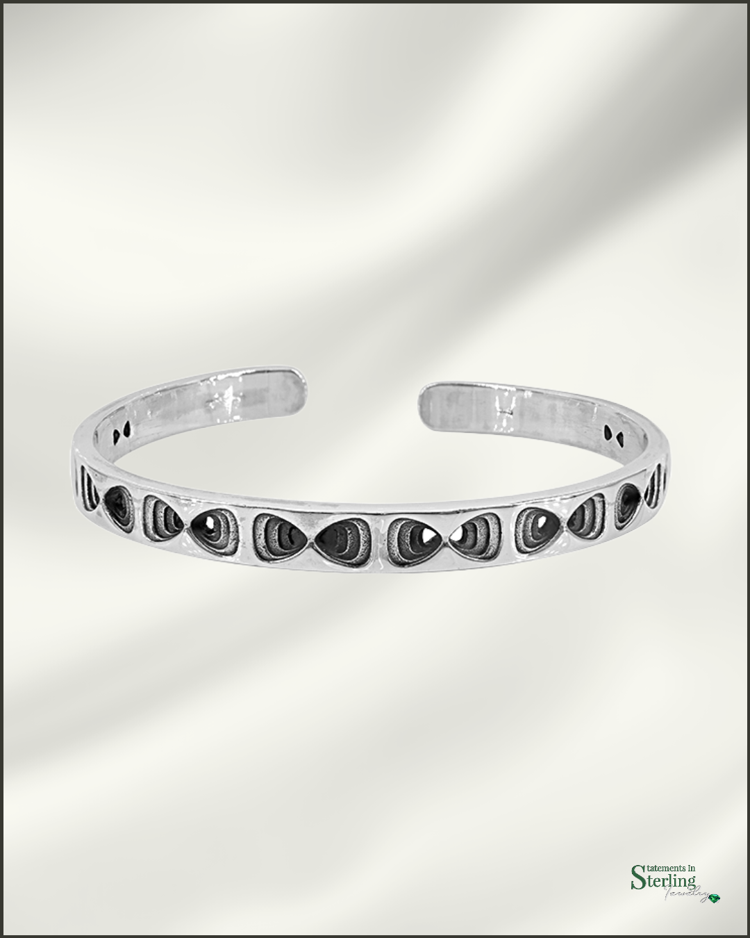 Sterling Silver Adjustable Cuff Bracelet