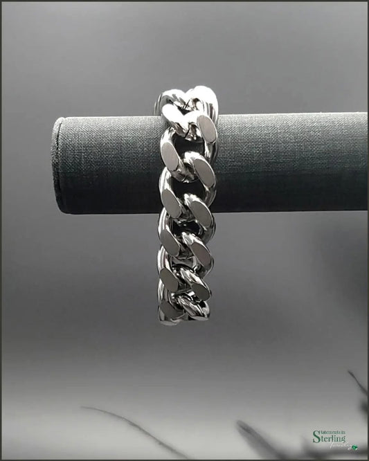 Stainless Steel Curb Link Bracelet
