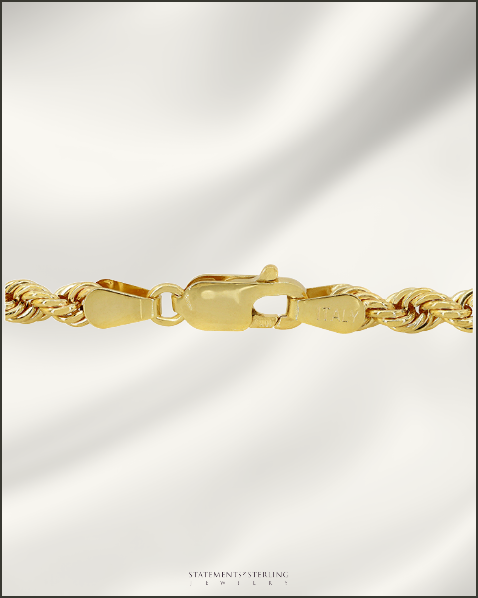 10k Gold Italian Rope Chain - 5.4mm