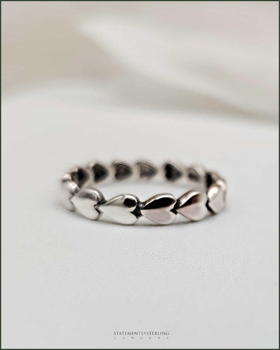 Sterling Silver Eternal Heart Ring