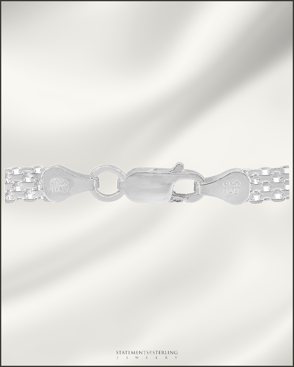 Sterling Silver Italian Bismark Chain