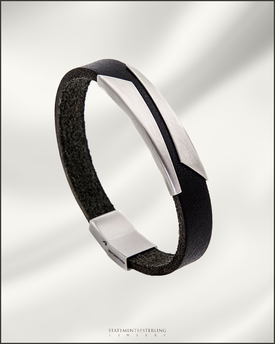 Rimanchik PHOENIX Bracelet in Black Leather