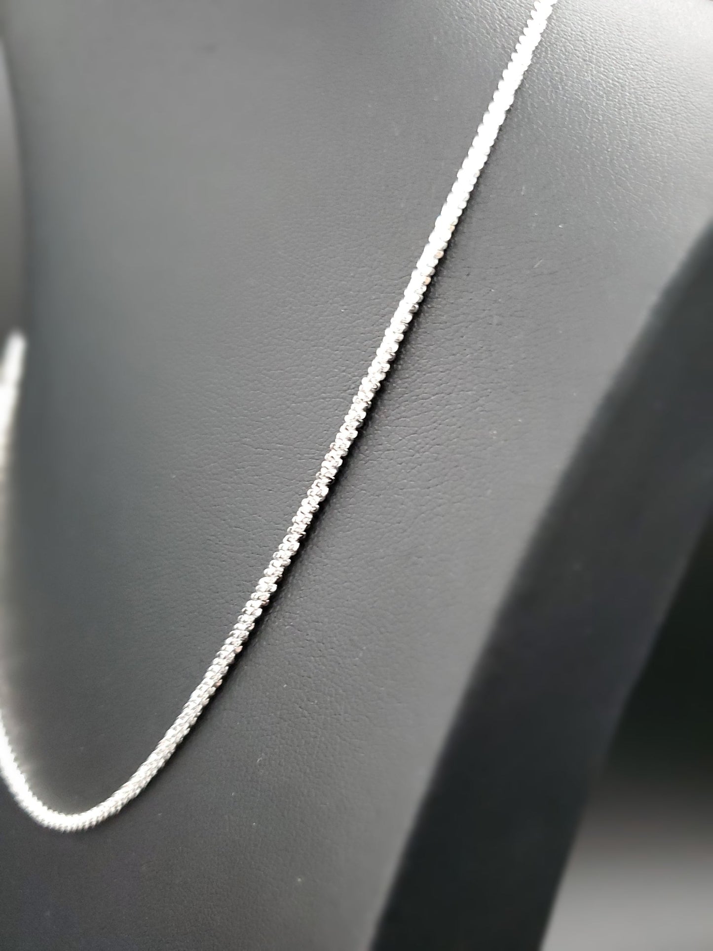Italian Sterling Silver Disco Chain