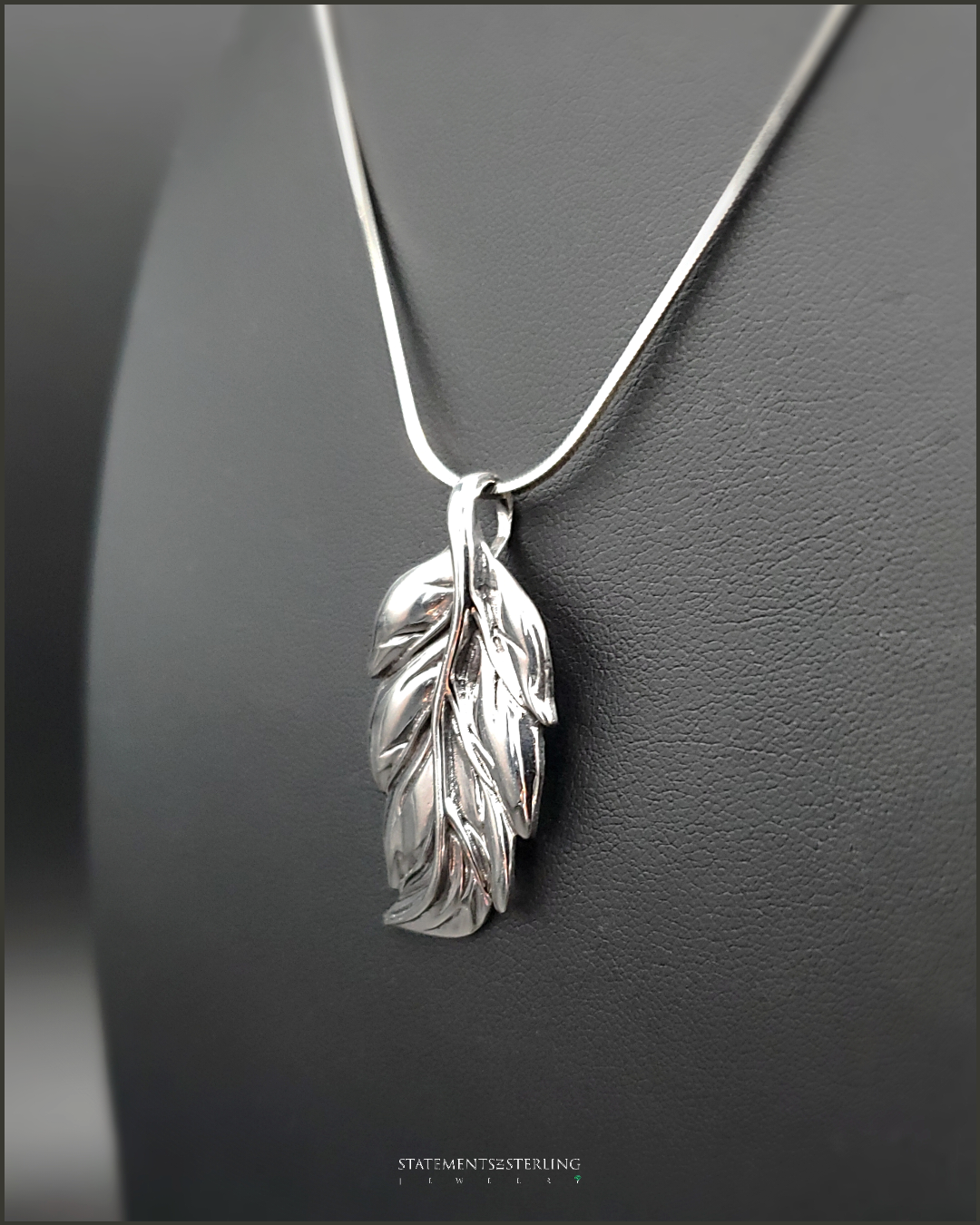 Sterling Silver Leaf Pendant