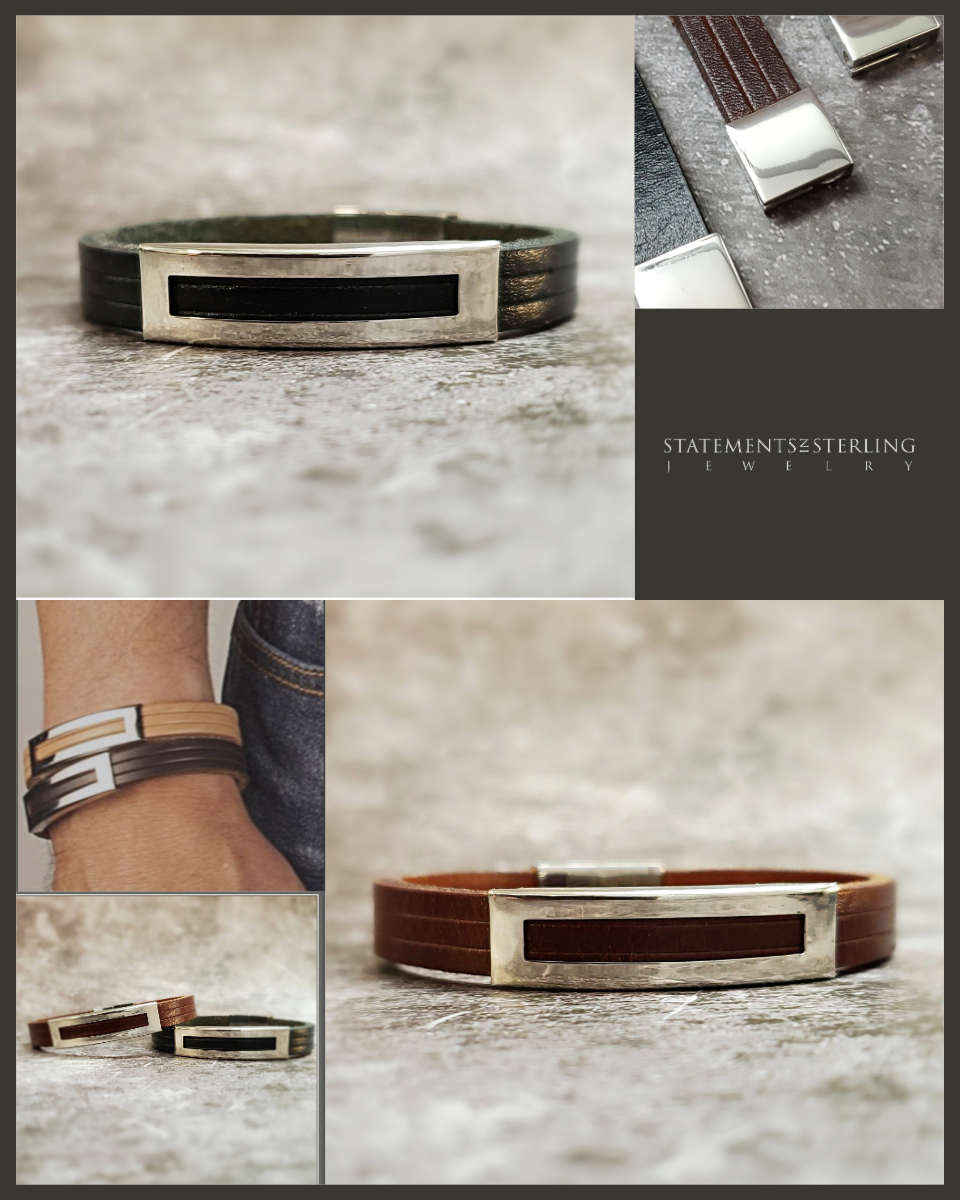 Rimanchik HELIOS Bracelet in Tan Leather