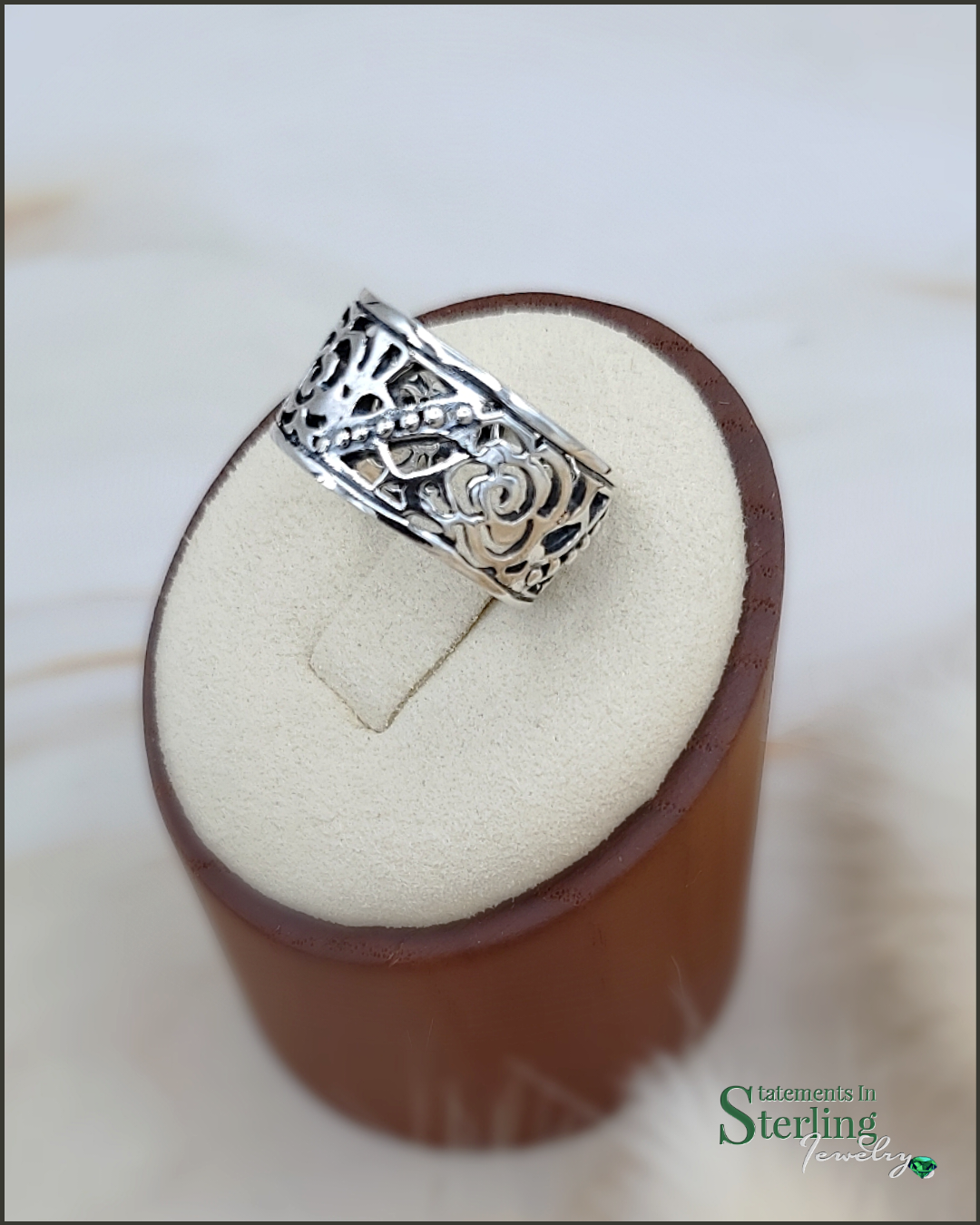 Sterling Silver Rosmary Ring