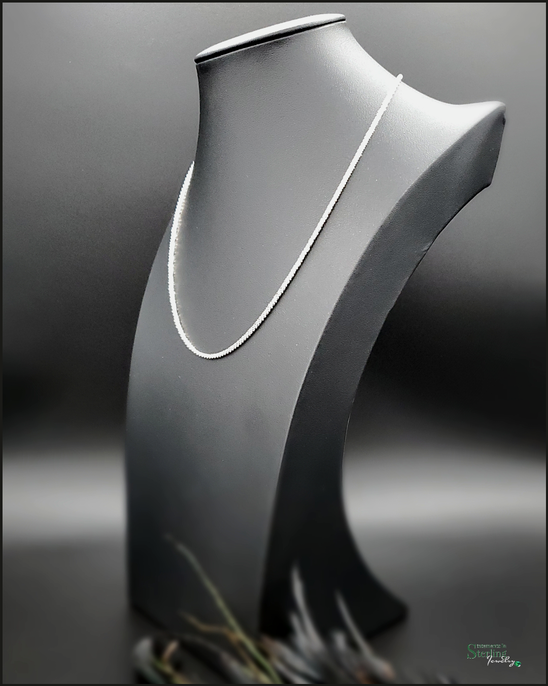 Italian Sterling Silver Disco Chain