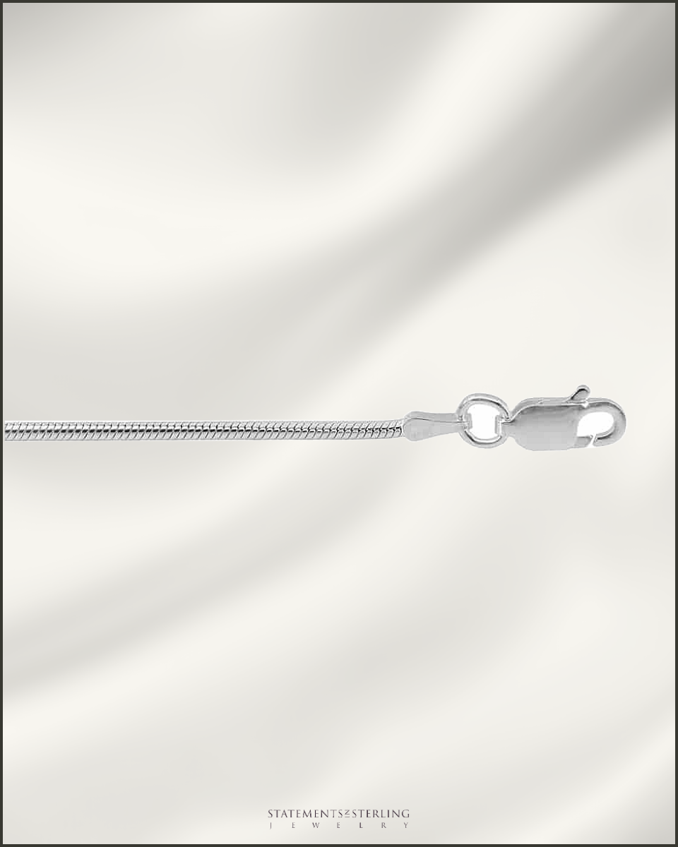 Sterling Silver Italian Classic Snake Chain