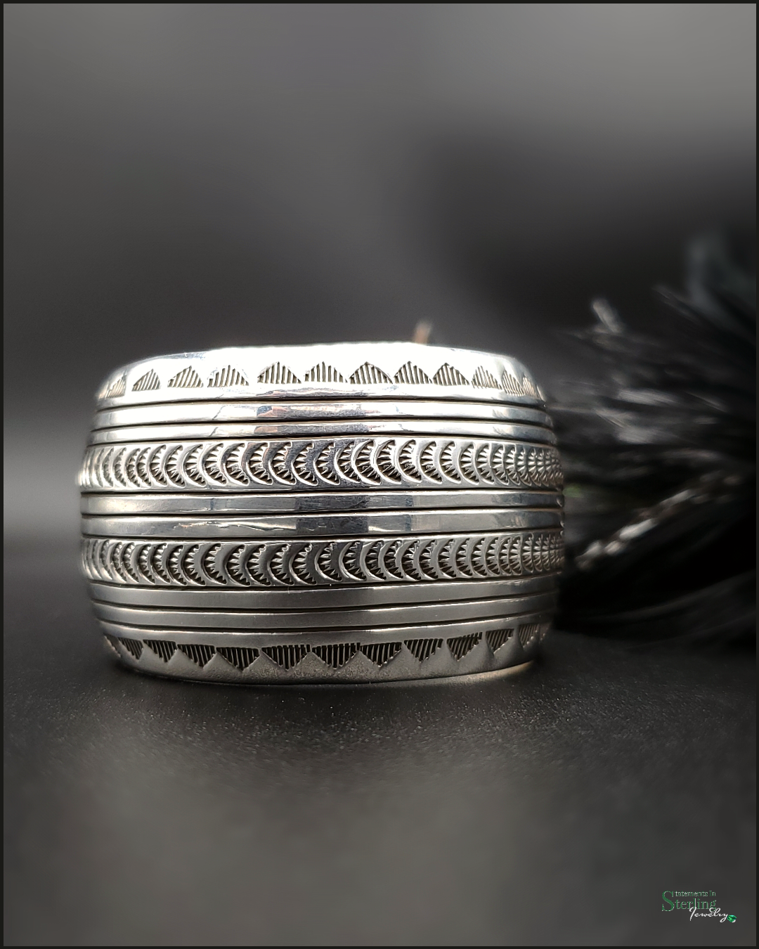 Sterling Silver Cuff Bracelet by Carson Blackgoat