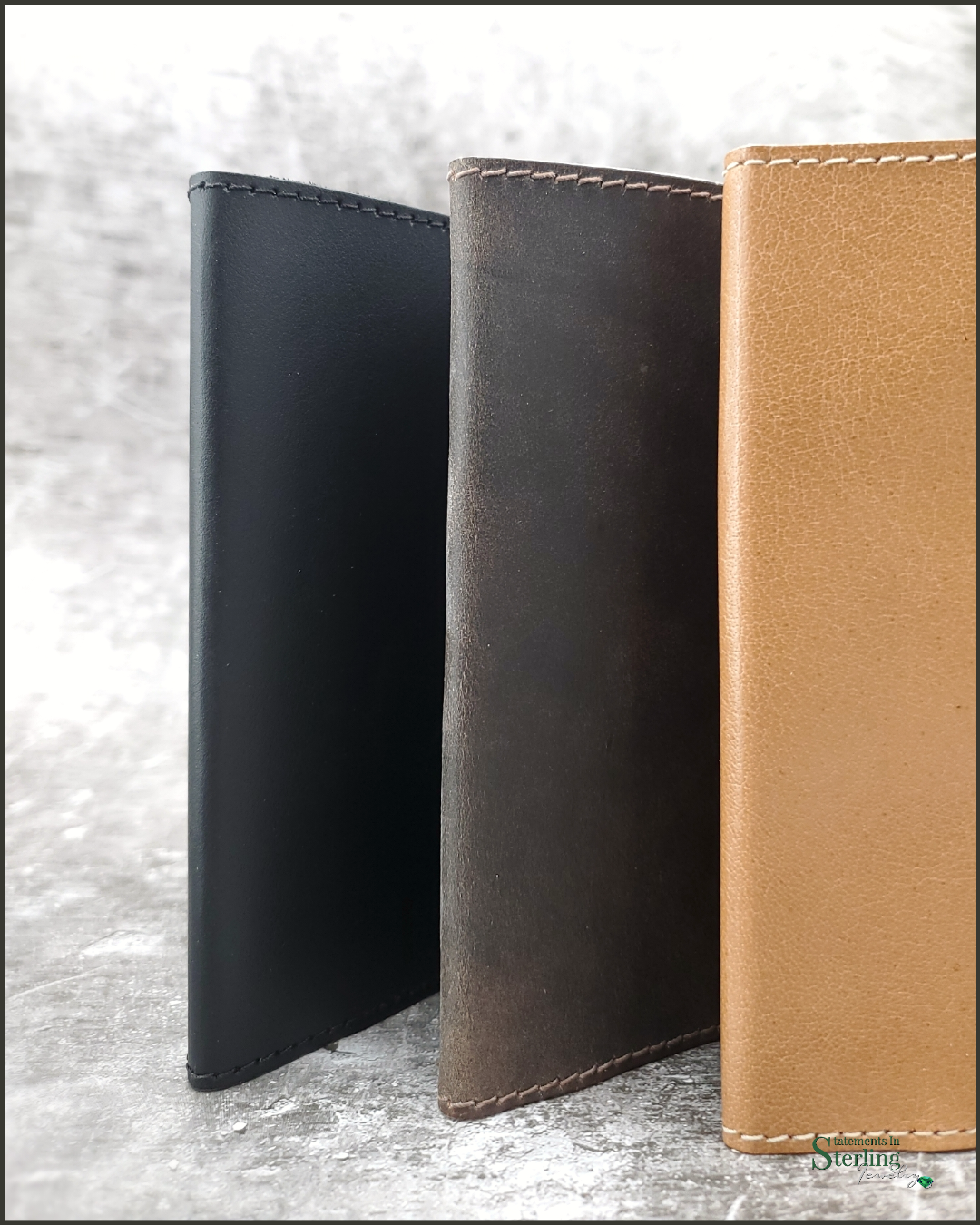 Rimanchik Leather Passport Cover in Black