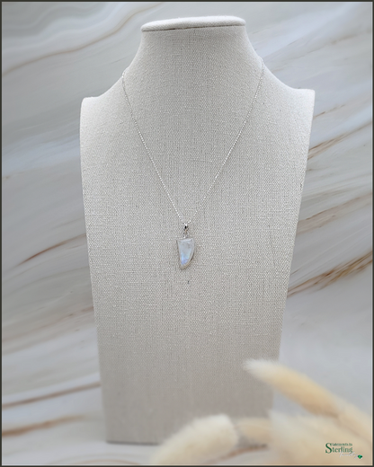 Moonstone and Sterling Silver Pendant