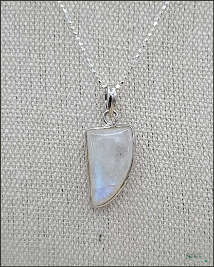 Moonstone and Sterling Silver Pendant