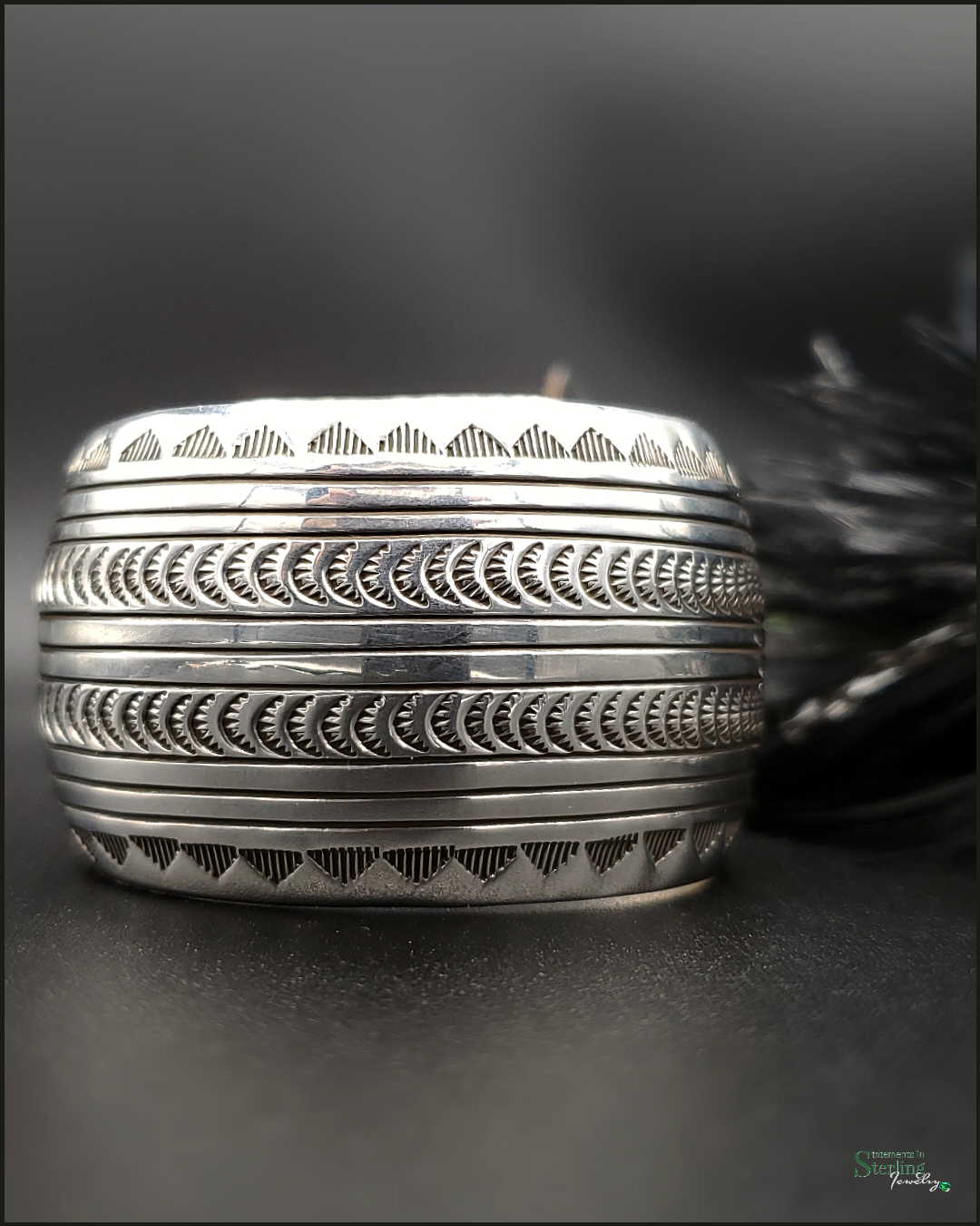 Sterling Silver Cuff Bracelet by Carson Blackgoat