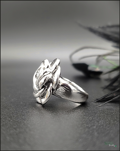 Sterling Silver Rose Ring