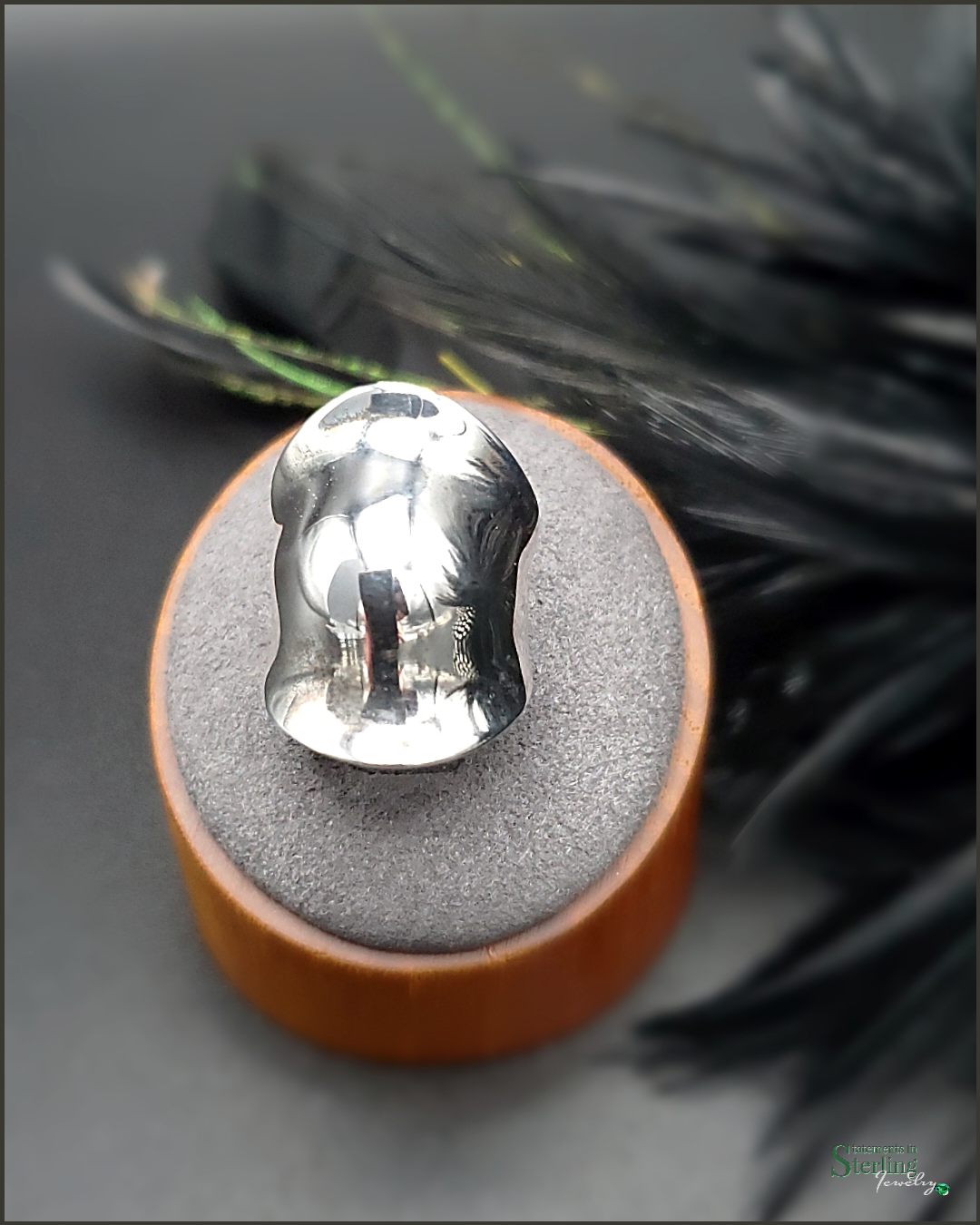 Sterling Silver Unique Ring in Polished