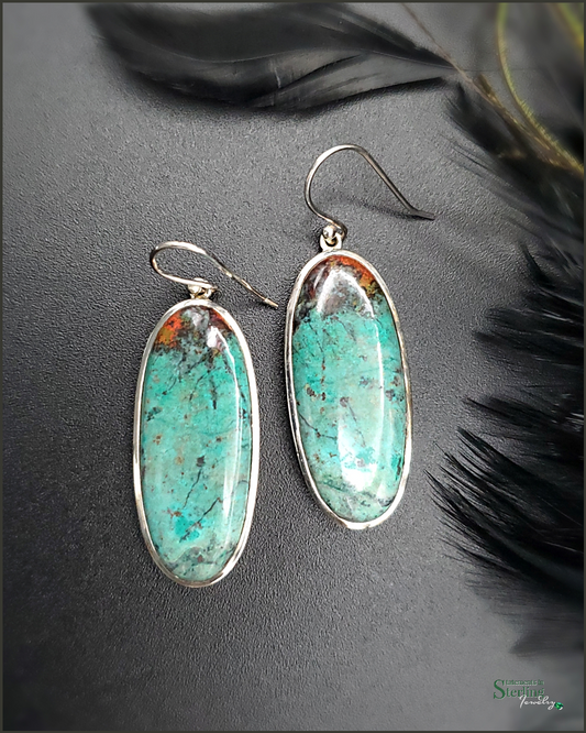 Sonoran Sunrise Jasper and Sterling Silver Earrings