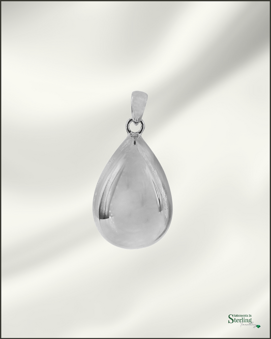 Sterling Silver Teardrop Pendant