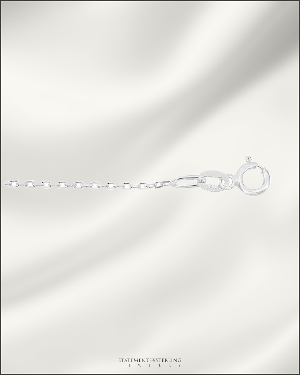 Sterling Silver Cable Chain FREE with Pendant Purchase!