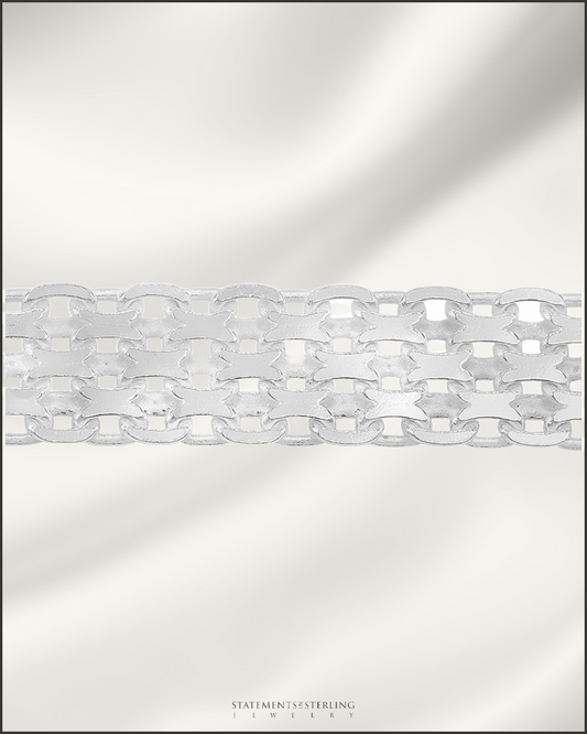Sterling Silver Italian Bismark Chain