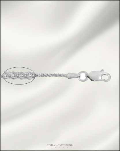 Italian Sterling Silver Disco Chain