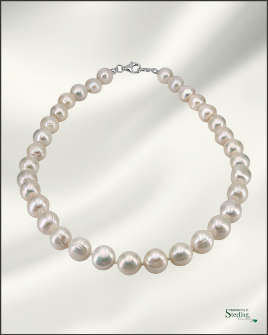Pearl Strand Necklace in Sterling Silver