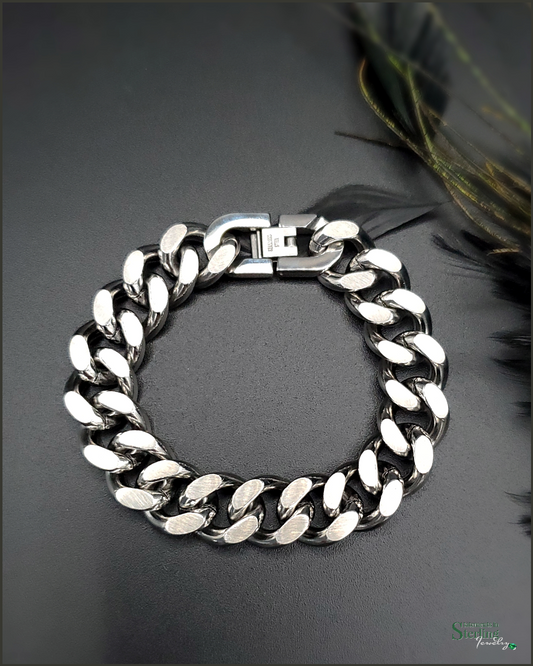 Stainless Steel Curb Link Bracelet