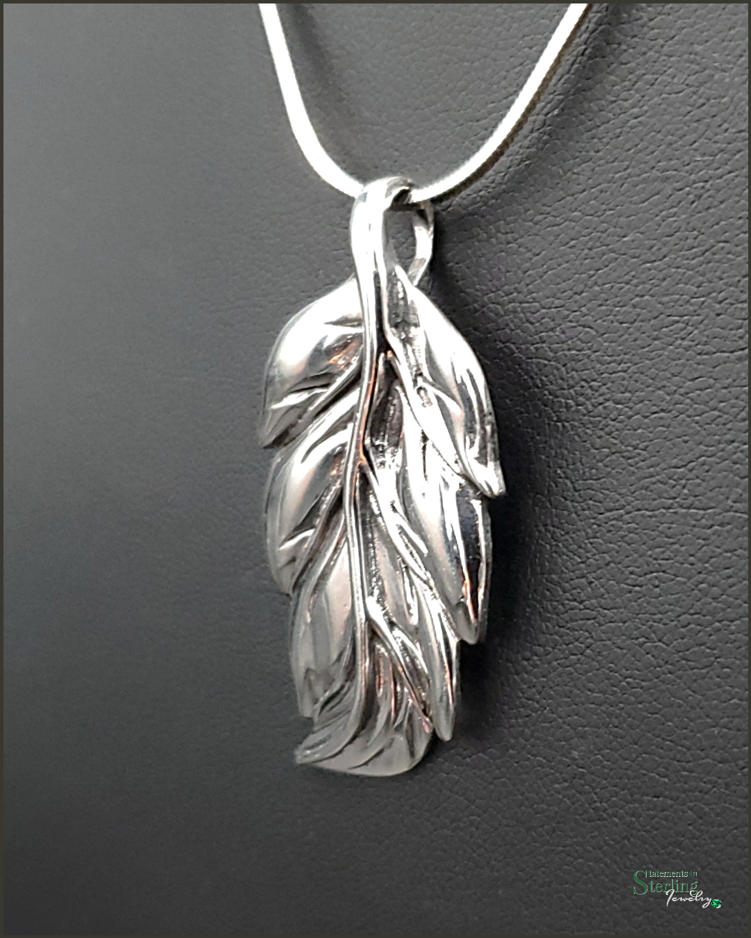 Sterling Silver Leaf Pendant