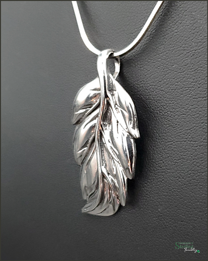 Sterling Silver Leaf Pendant