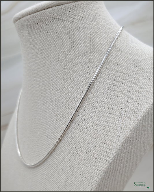 Sterling Silver Italian Classic Snake Chain