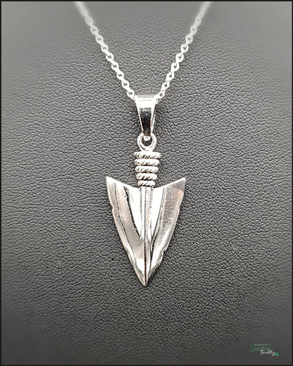 Sterling Silver Arrowhead Pendant