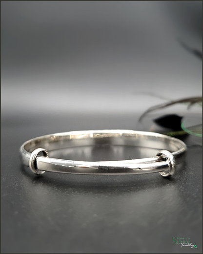 Sterling Silver Adjustable Bangle Bracelet