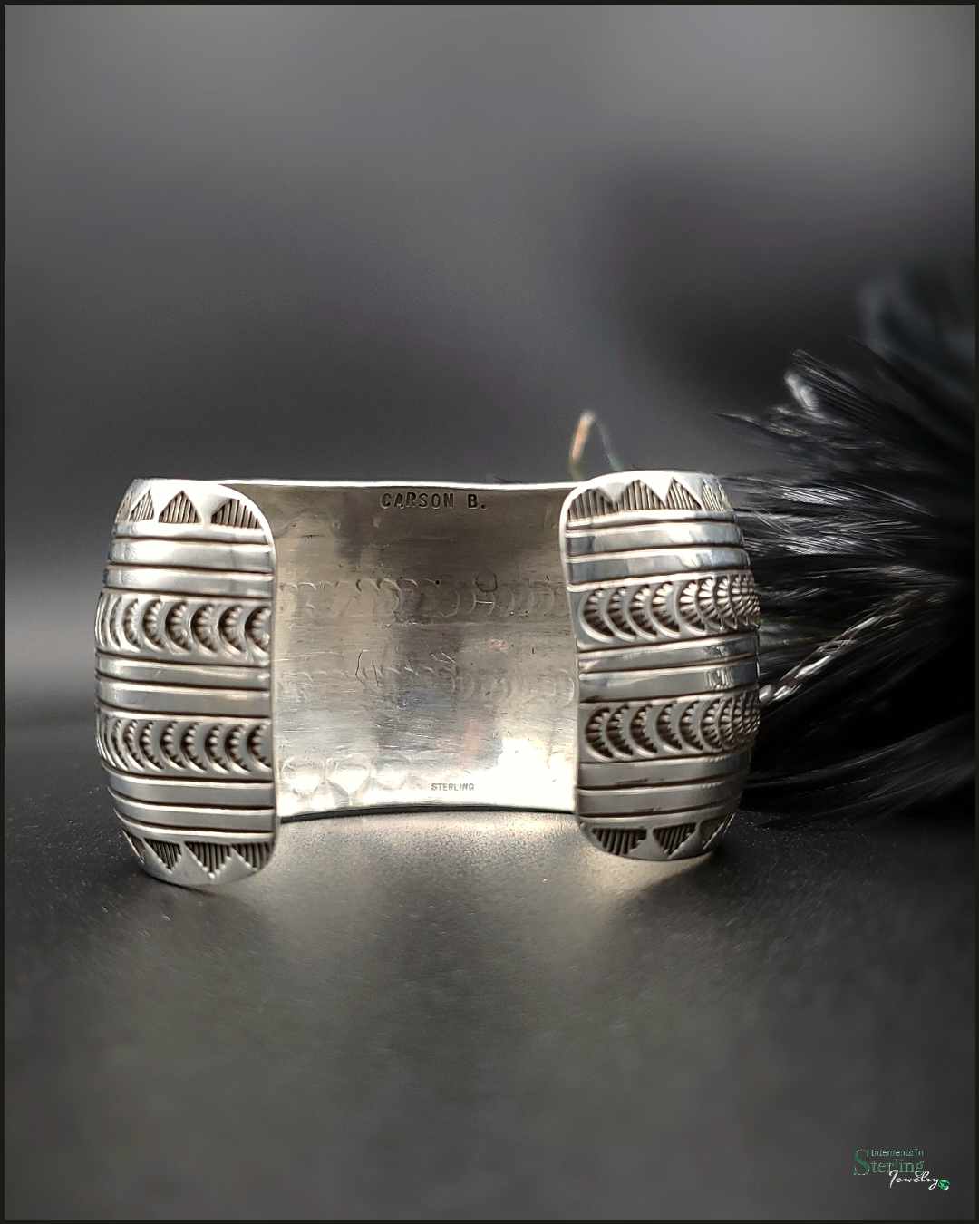 Sterling Silver Cuff Bracelet by Carson Blackgoat