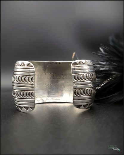 Sterling Silver Cuff Bracelet by Carson Blackgoat