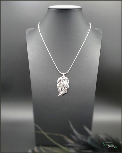 Sterling Silver Leaf Pendant