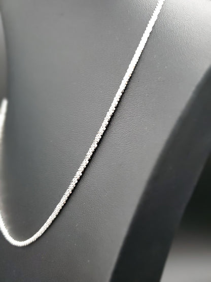 Italian Sterling Silver Disco Chain
