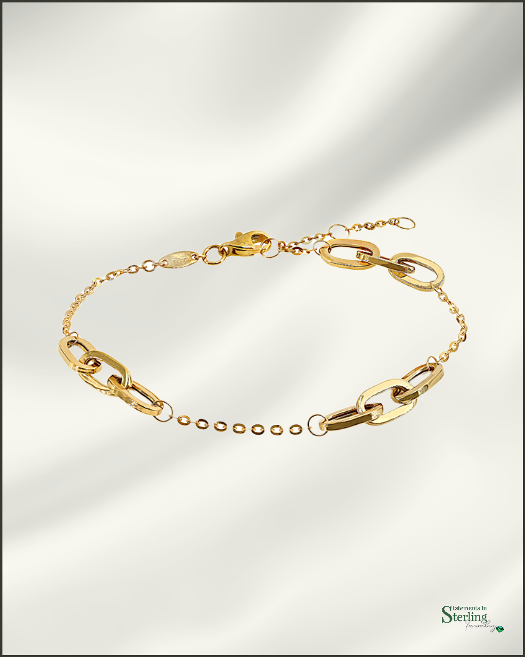 10k Gold Status Link Bracelet