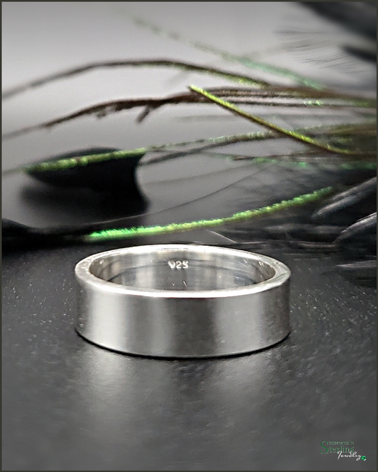 Sterling Silver Unisex Ring Band