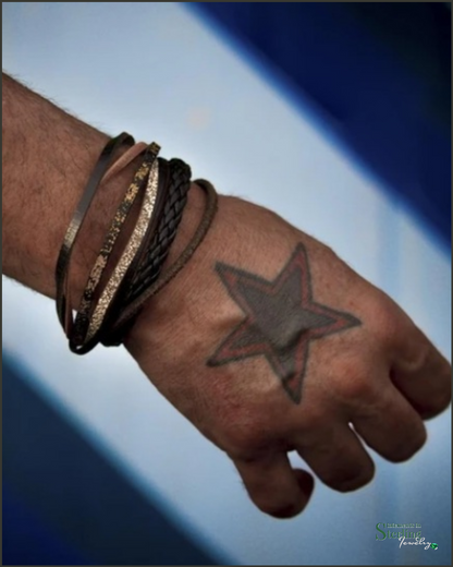 Rimanchik XYZ Leather and Stainless Steel Bracelet in Brown Leather