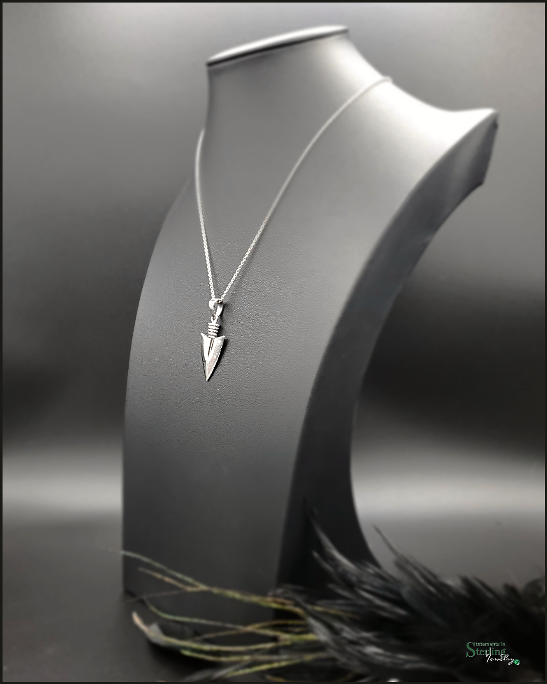 Sterling Silver Arrowhead Pendant