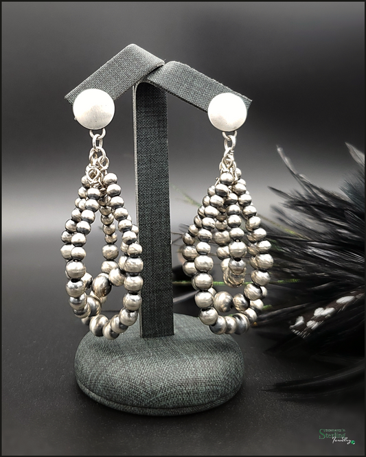 Sterling Silver Drop Earrings by Jan Mariano