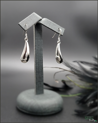 Sterling Silver Teardrop Earrings