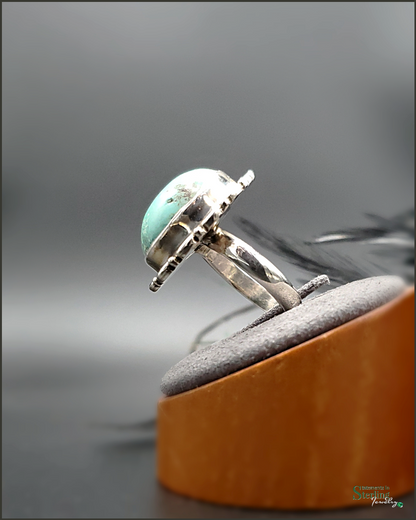 Turquoise and Sterling Silver Ring