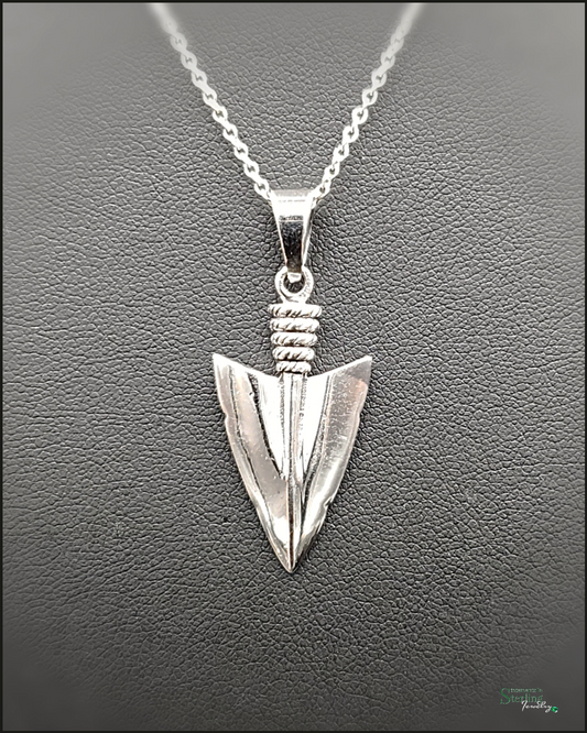 Sterling Silver Arrow Pendant