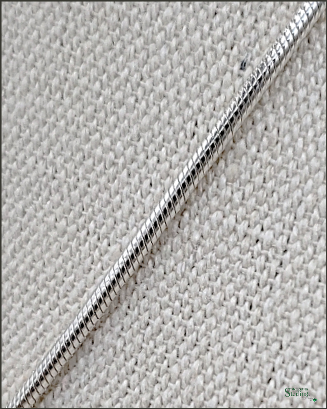 Sterling Silver Italian Classic Snake Chain