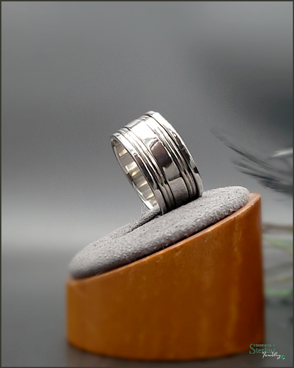 Sterling Silver Spinner Ring