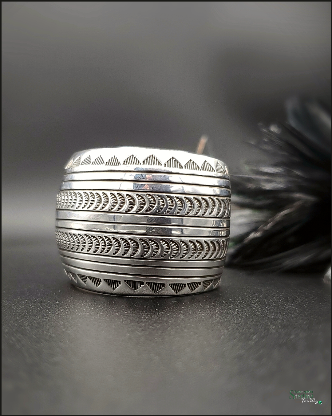 Sterling Silver Cuff Bracelet by Carson Blackgoat